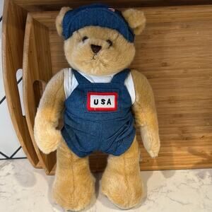 Nova 13" Teddy Bear USA Patriotic Plush Americana holiday collector